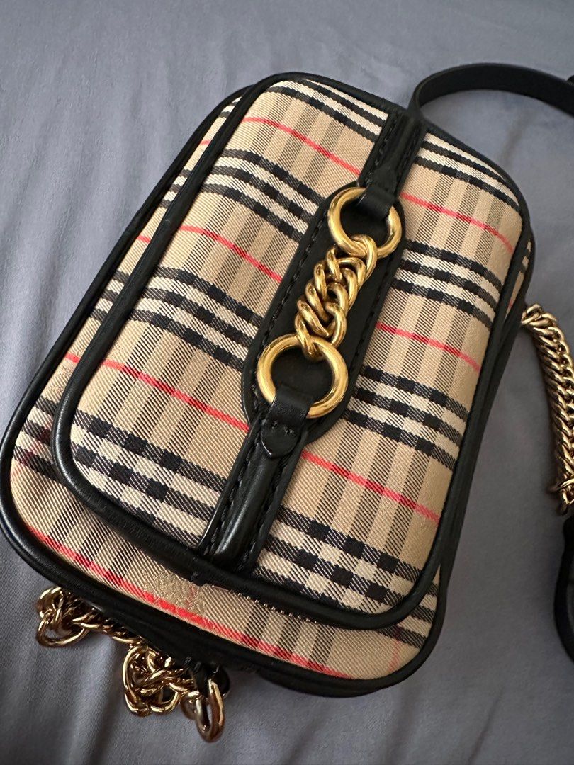 Burberry the 1983 clearance check link camera bag