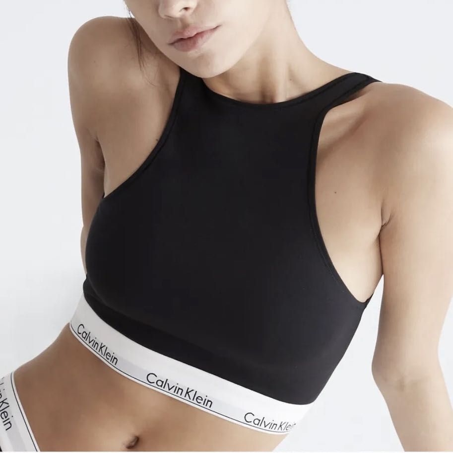 Calvin klein longline bralette deals