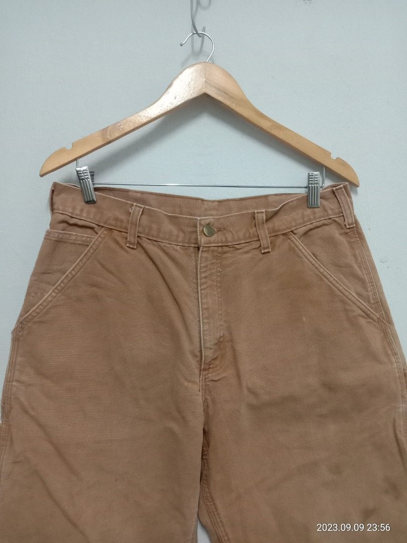 Carhartt flannel hotsell lined duck pants