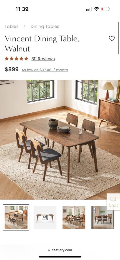 Castlery dining table set online