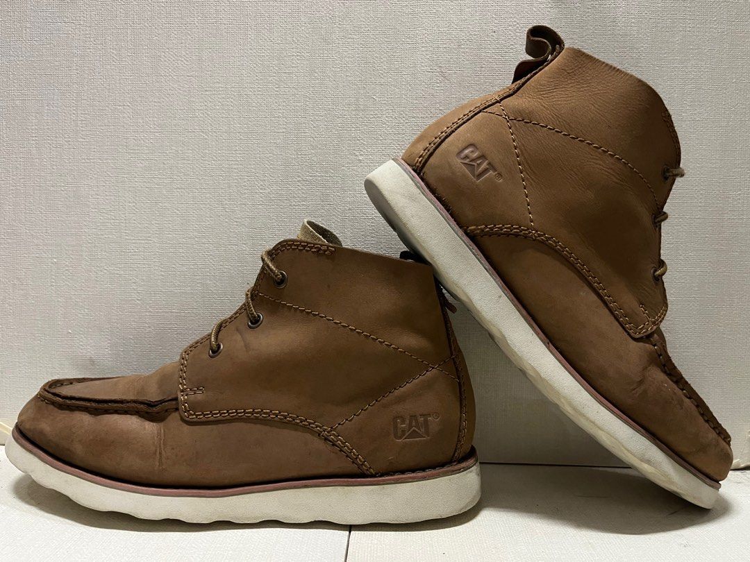 Caterpillar Moc Toe 7UK Men s Fashion Footwear Boots on Carousell