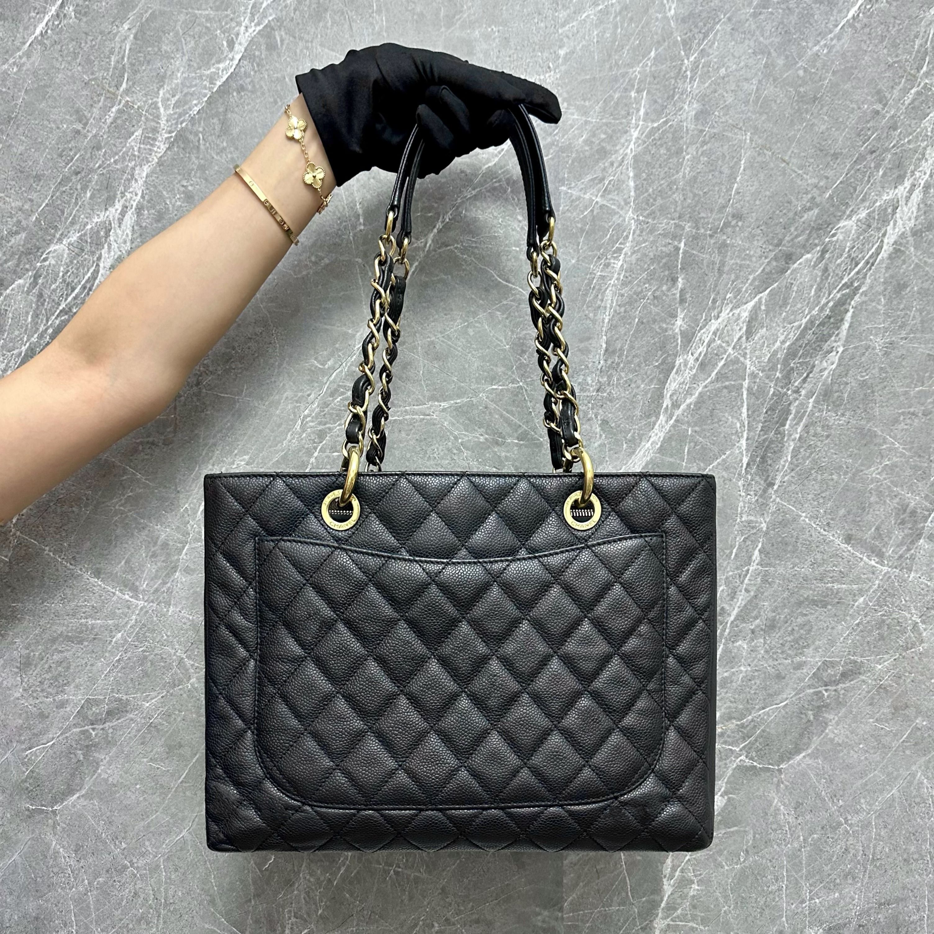 Chanel GST Grand Shopping Tote Caviar Black GHW, Luxury, Bags & Wallets on  Carousell