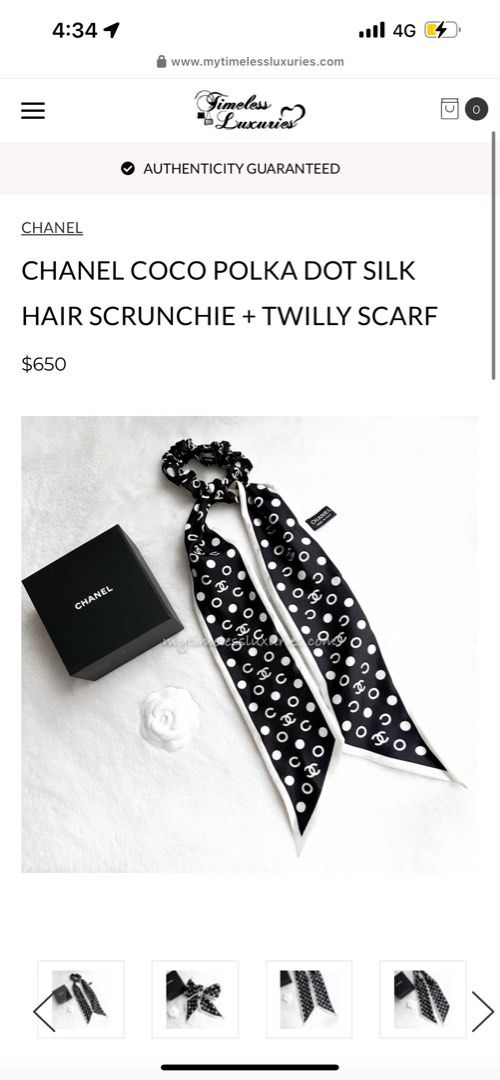 Chanel sales silk twilly