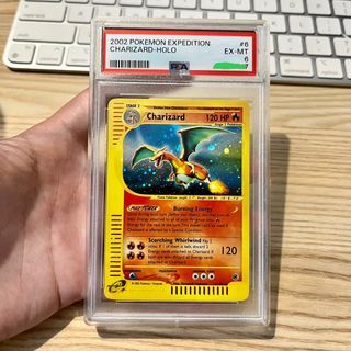 PSA 7 - Pokemon Card - Expedition 39/165 - CHARIZARD (reverse holo