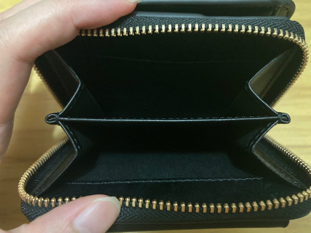 Charles & Keith Front Flap Zip Around Mini Wallet, Women's Fashion