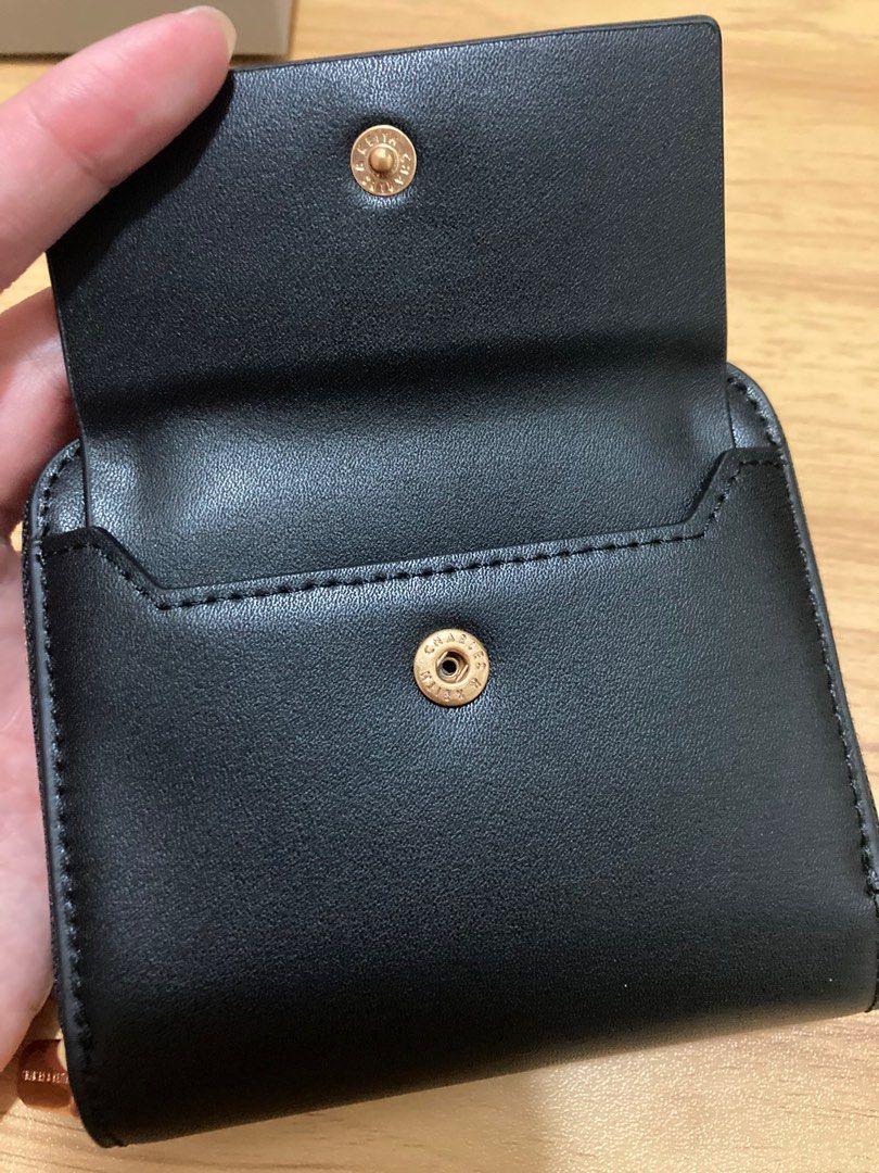 Charles & Keith Front Flap Zip Around Mini Wallet, Women's Fashion