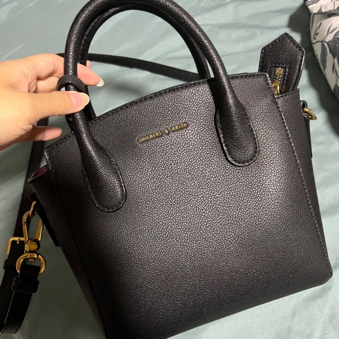Charles and Keith Classic Double Top Handle Bag