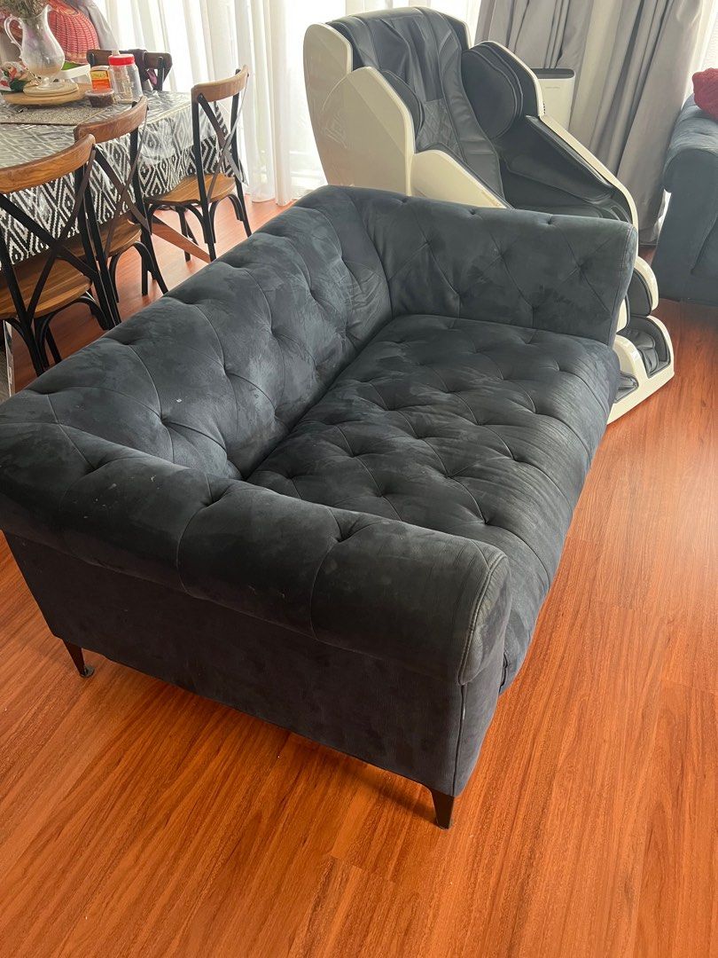 Chesterfield Sofa 2 seater and 3 seater (Harvey Norman) for sale, Furniture & Home Living