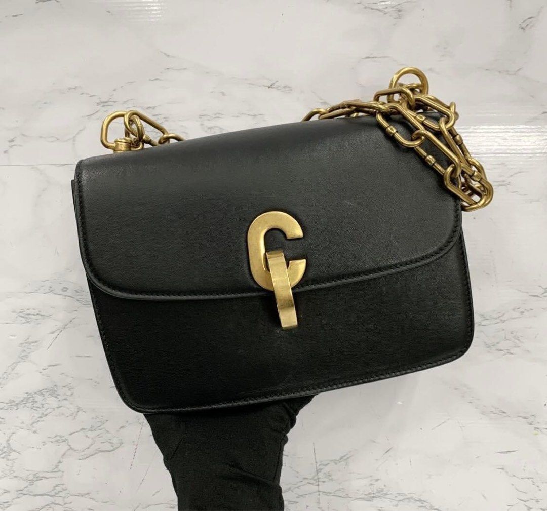 Christian Dior 21st Chain Flap Shoulder Bag in Black GHW Year 2018 Luxury Bags Wallets on Carousell