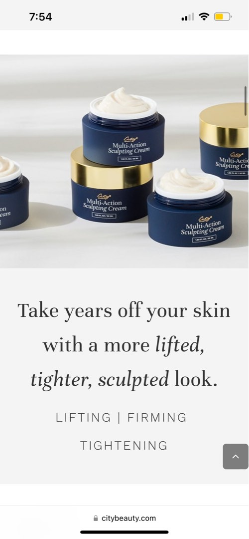 City beauty multi action on sale sculpting cream reviews