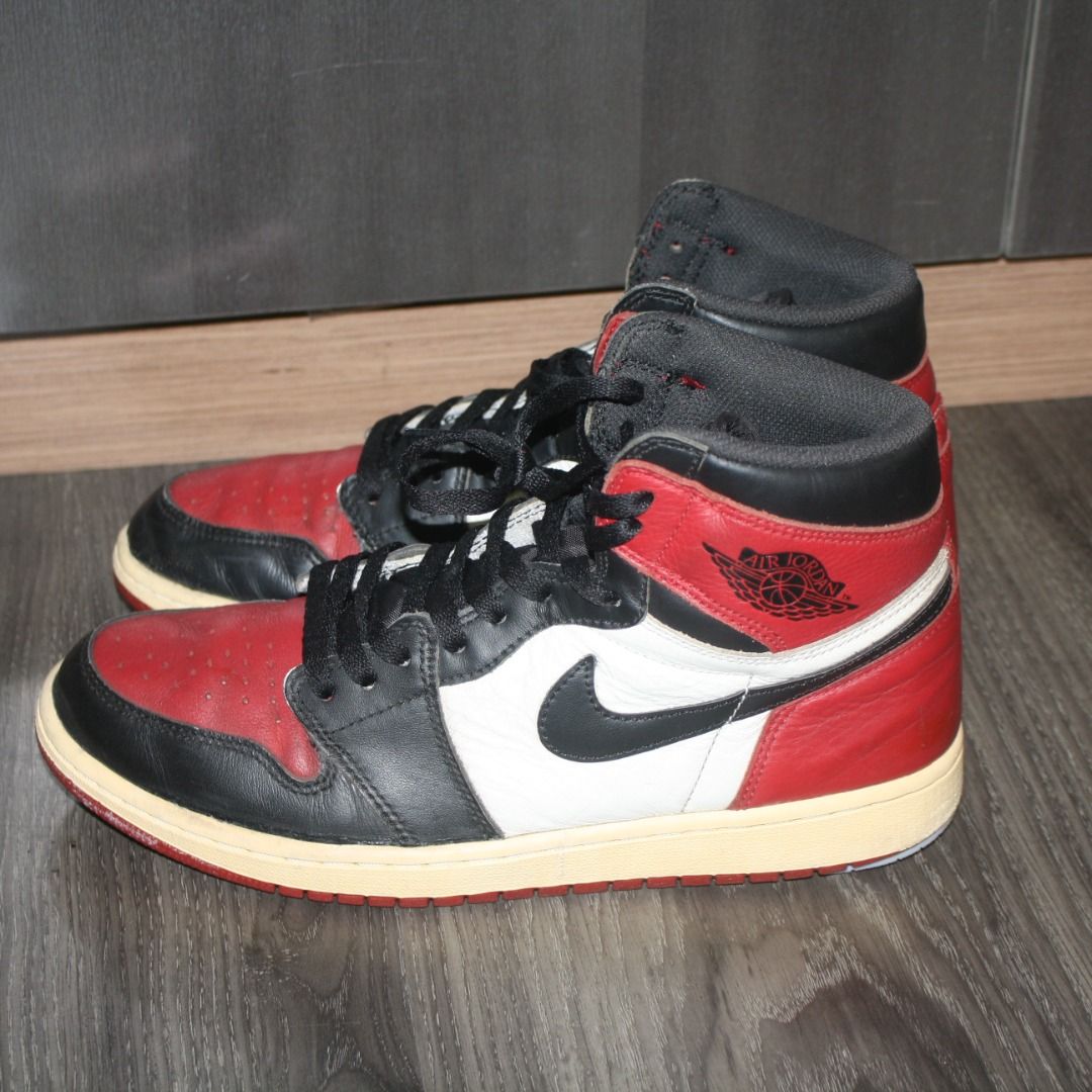 Jordan 1 bred toe retail price online