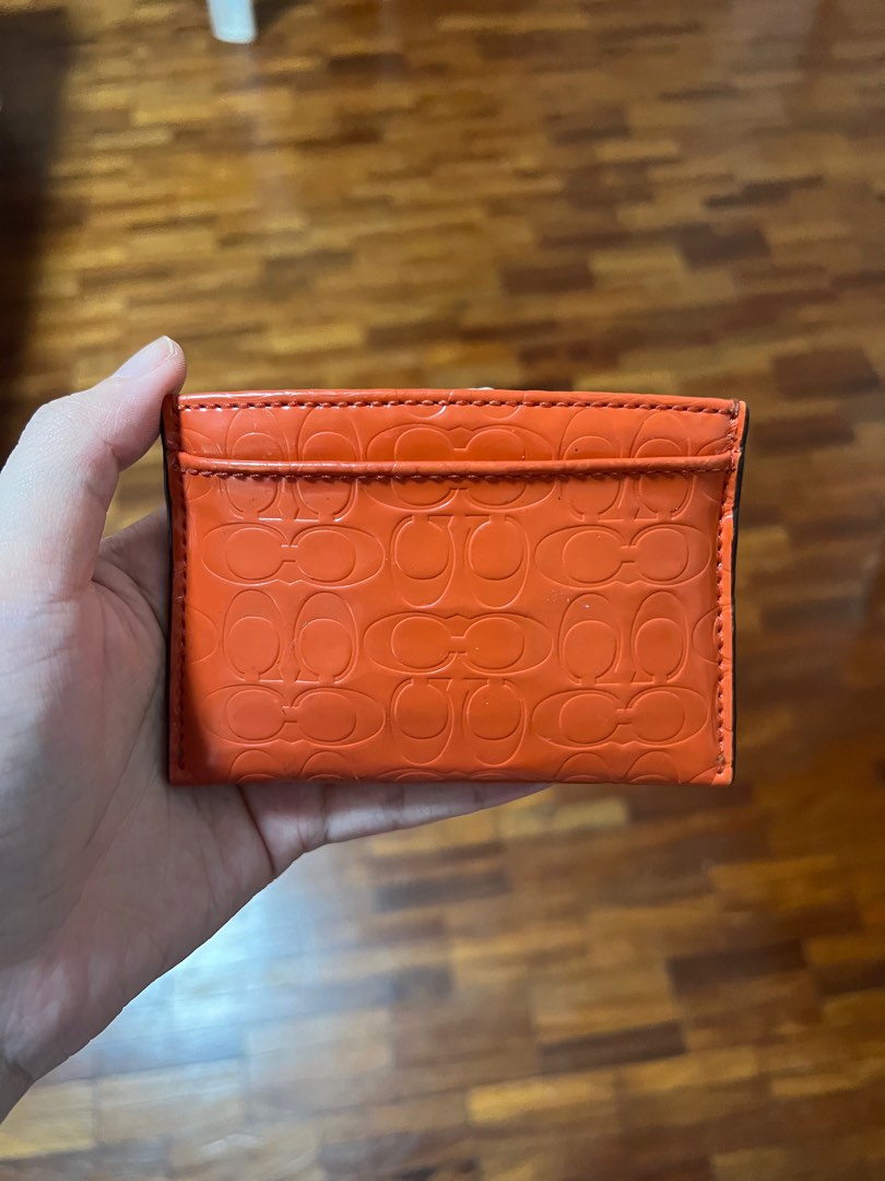 Coach Card Holder, Women's Fashion, Bags & Wallets, Wallets & Card