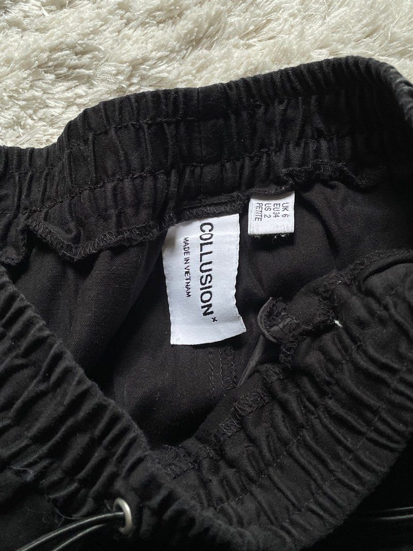 Collusion black best sale joggers