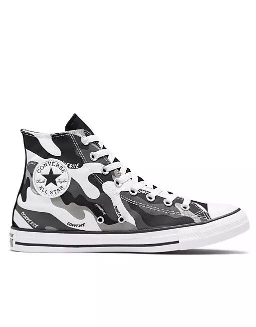 Camo converse store high tops