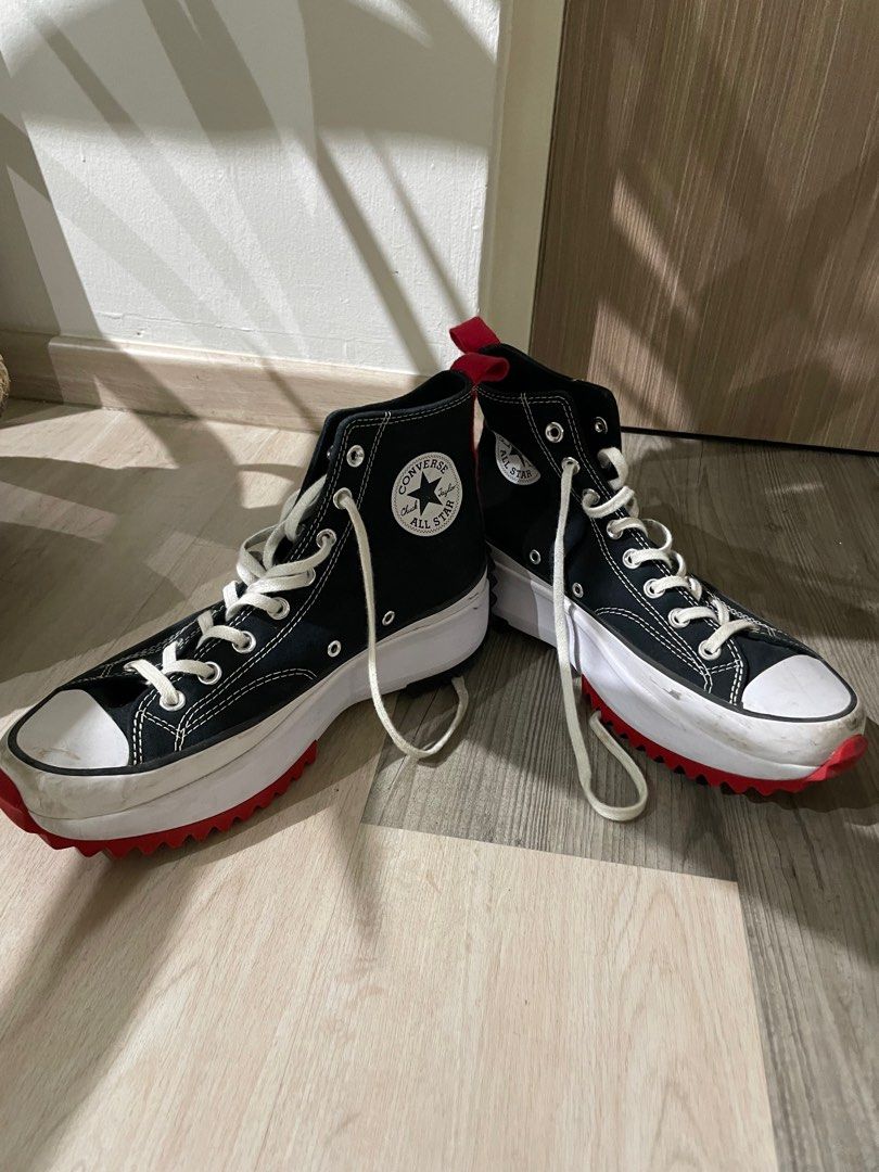 Converse Keith Haring x Run Star Hike Black White Red