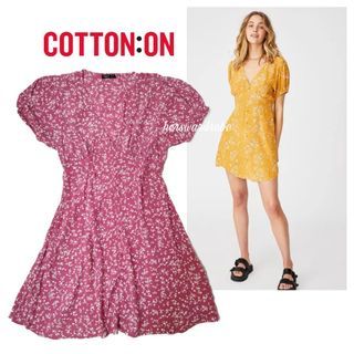 Cotton on floral dress