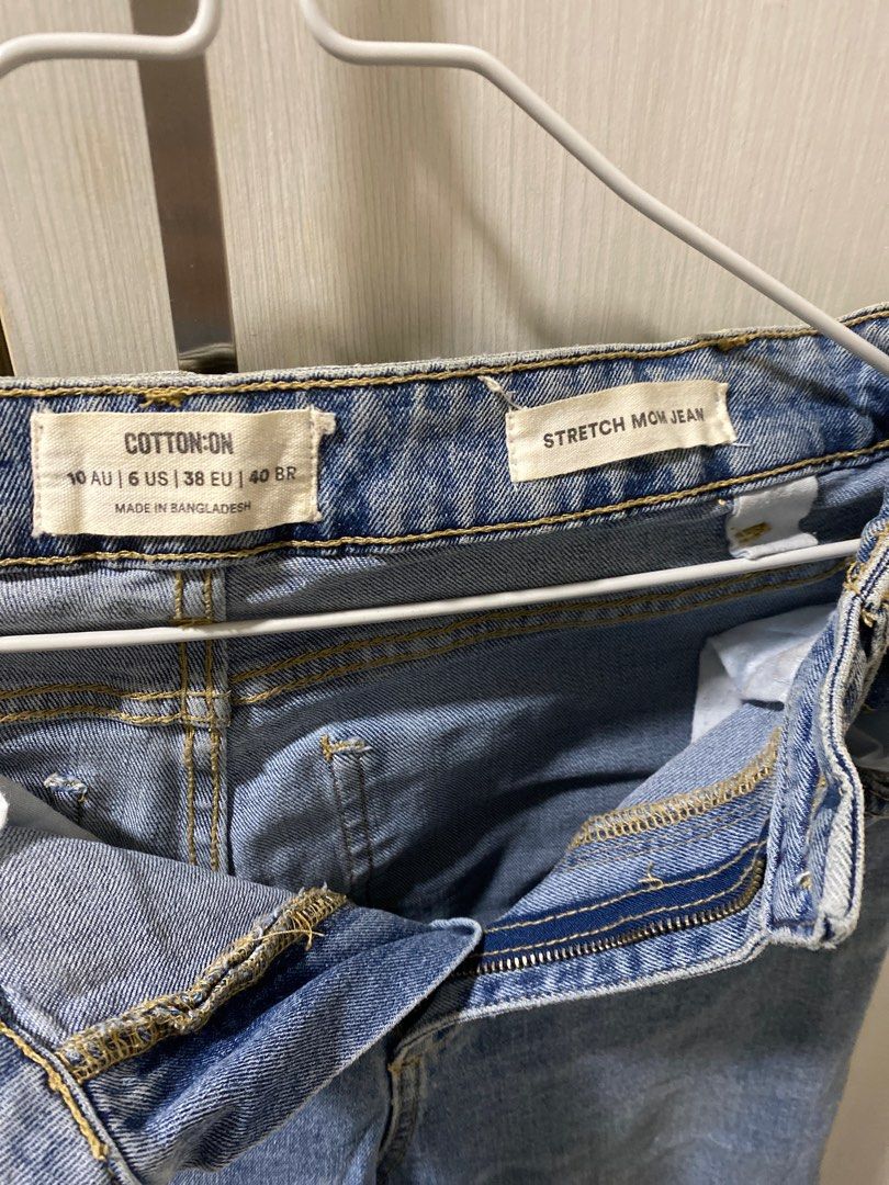 Cotton on mom jeans deals