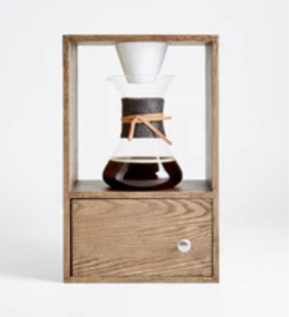 Crate and Barrel Coffee Pour Over with Storage, Furniture & Home Living