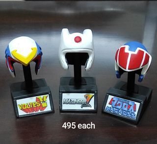 Custom Voltes V Mazinger Z Macross Pilot Helmet Breakable Figurine