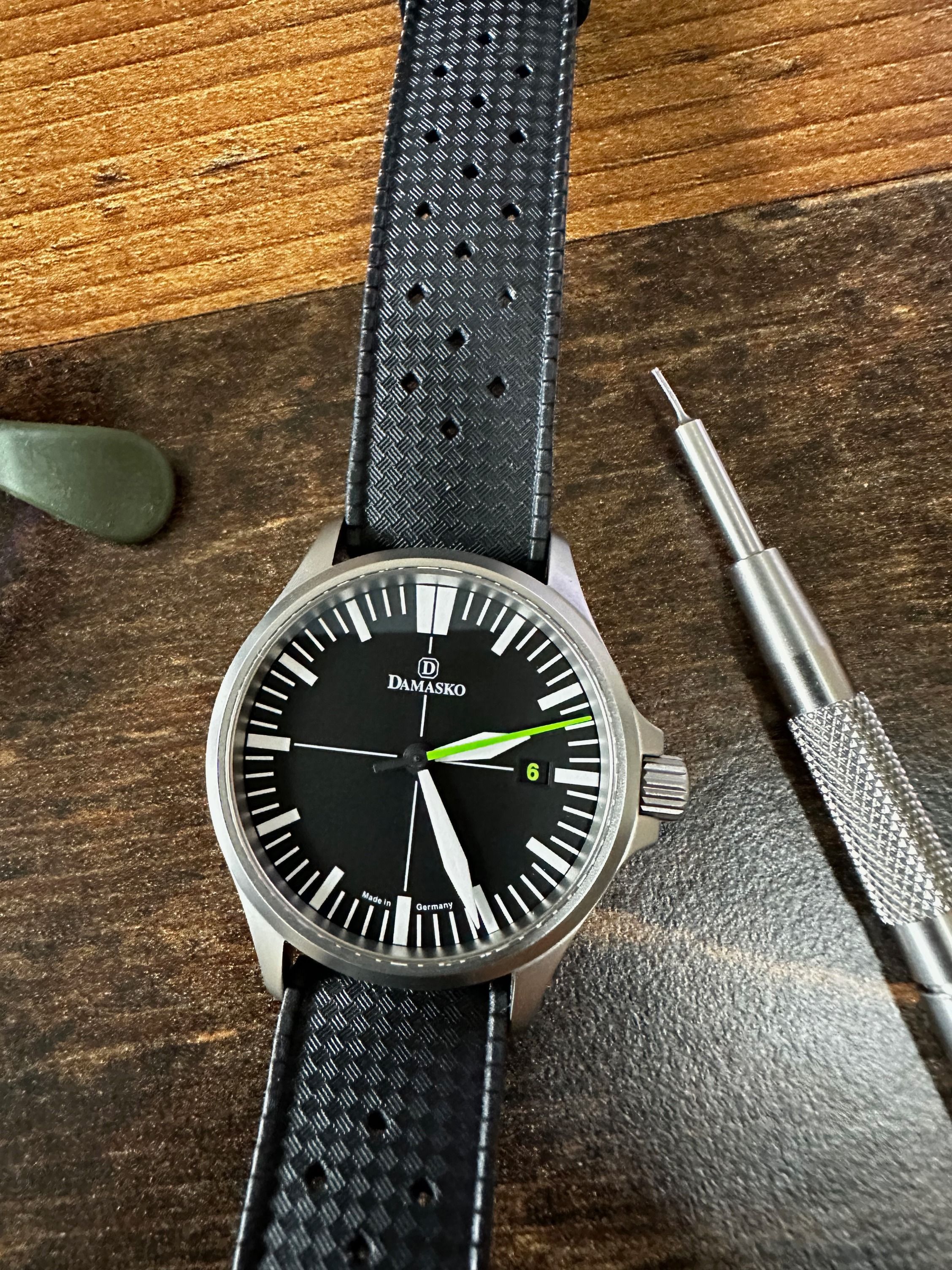 Damasko clearance rubber strap