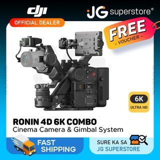 DJI Ronin 4D UHD 6K 60fps 4-Axis Modular Cinema Camera with Integrated Gimbal Wireless System, LiDAR Focusing, Cinecore 3.0 and ActiveTrack Pro Support | JG Superstore