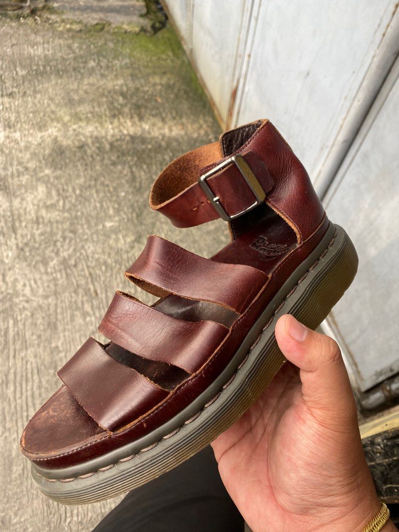 Dr martens clearance cherry red sandals