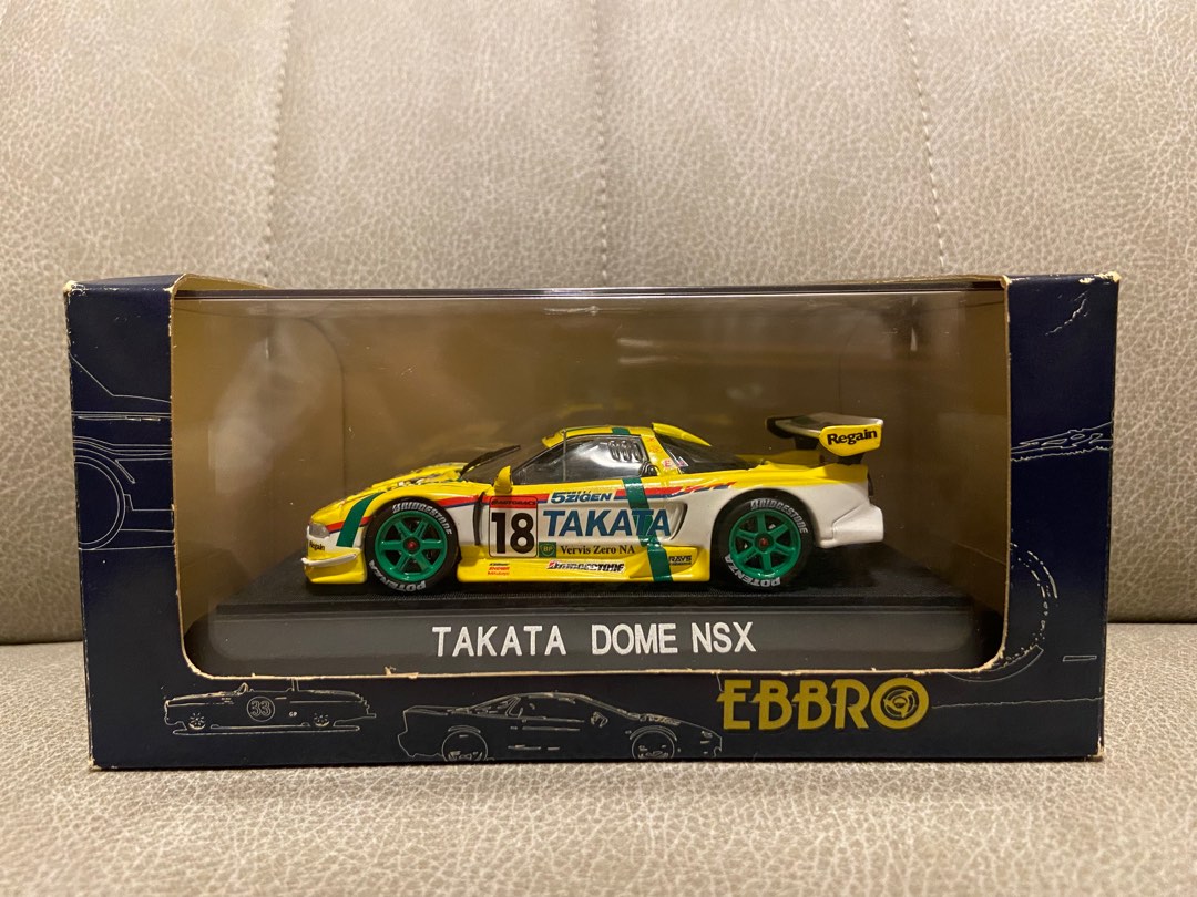 EBBRO 1/43 TAKATA DOME NSX, 興趣及遊戲, 玩具& 遊戲類- Carousell