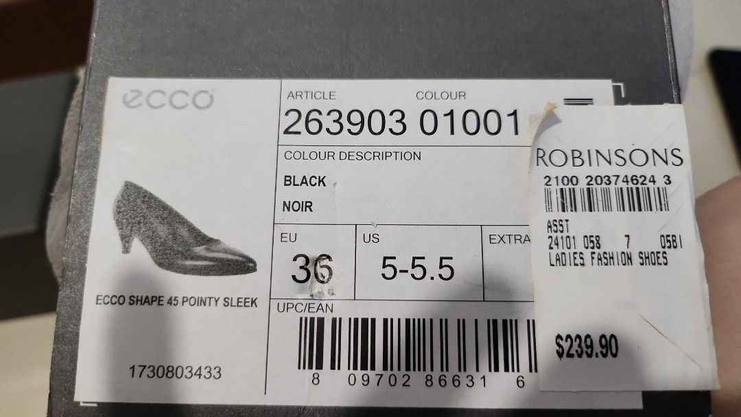 ecco leather tennis shoes