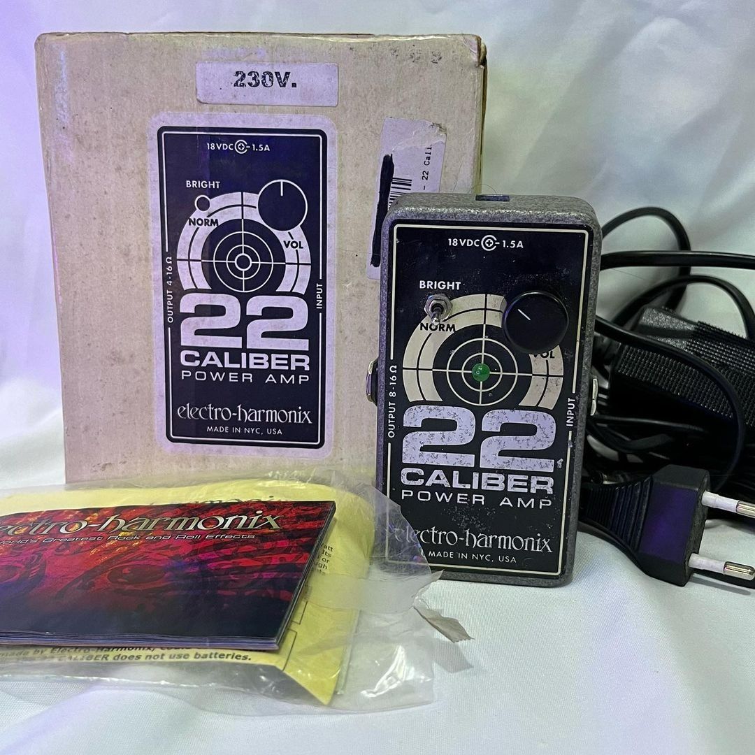 Electro Harmonix 22 Caliber Power Amp n head boss ehx mxr keeley jhs
