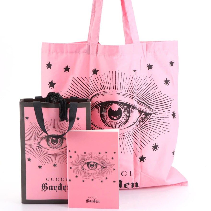 Exclusive Original Gucci Garden Archetypes VIP Gift Tote Bag Notebook