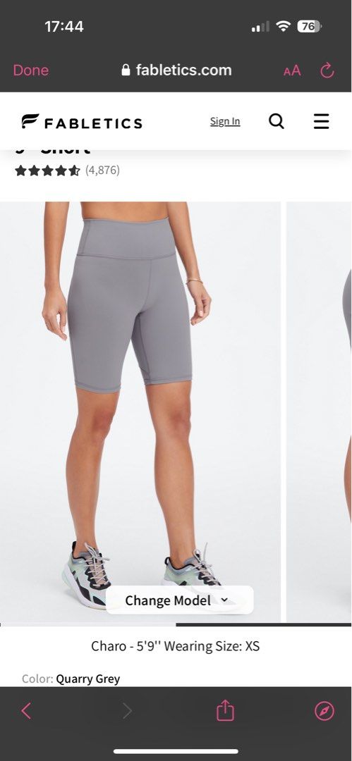 Fabletics Define Power Hold Shorts, Women's Fashion, Bottoms, Shorts on  Carousell