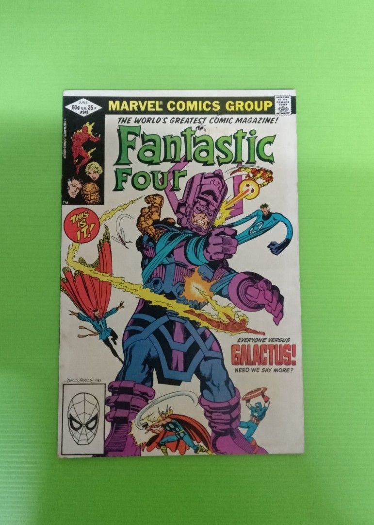 Fantastic Four 243 John Byrne Cover Art Marvel BRONZE Age Fantastic Four 243 John Byrne Cover Art Marvel BRONZE Age