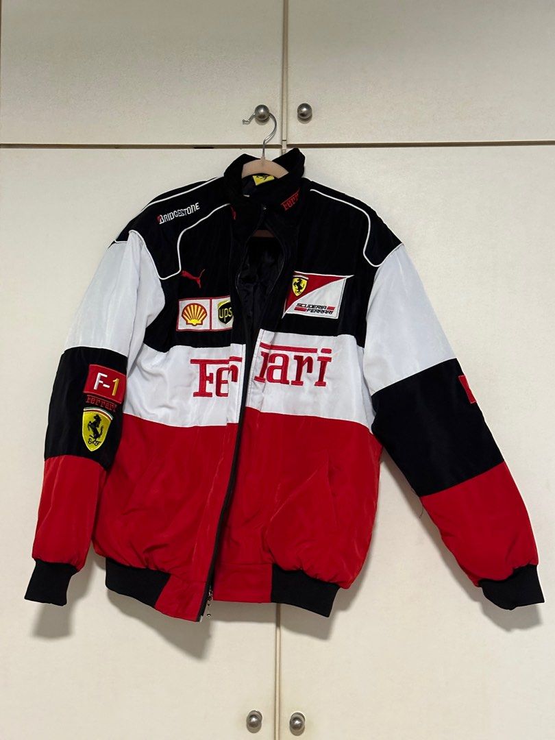 Vintage ferrari racing bomber jacket hotsell