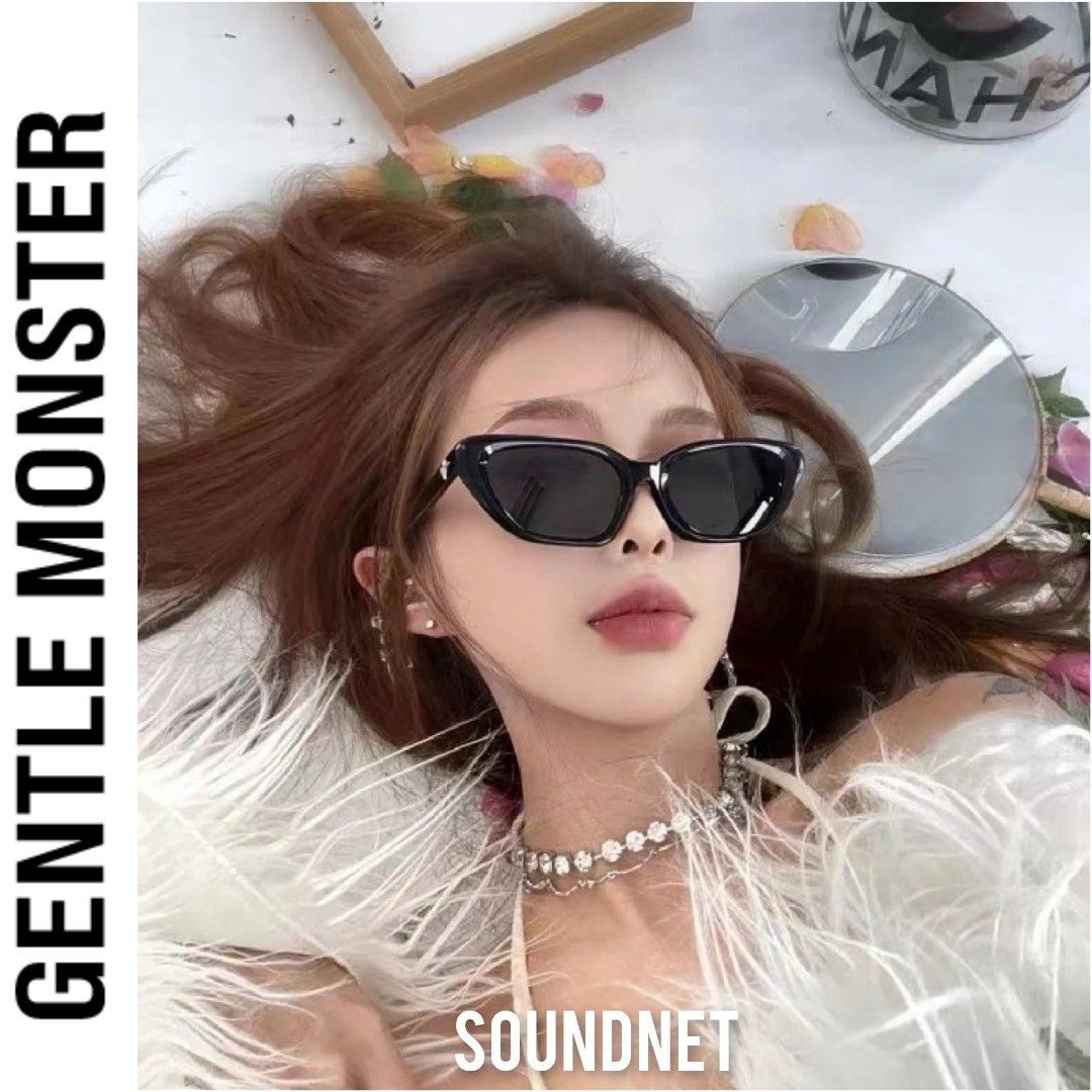 Gentle Monster Sound Net (Black) Sunglasses, Women's Fashion