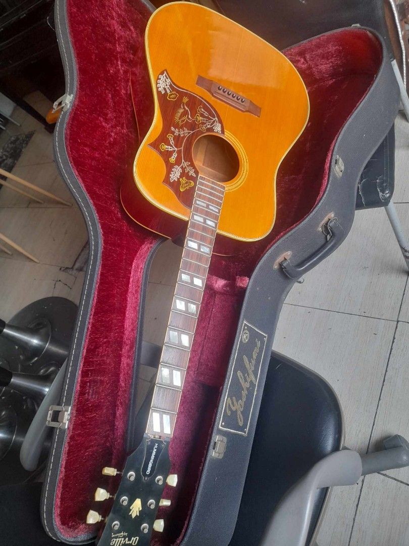 Gibson orville hummingbird (Category: Musical Instruments) located in Manila. Submitted by gerard.gerard6 (Listing ID 1253755639, Image 1). Description: Gibson orville hummingbird from Japan.