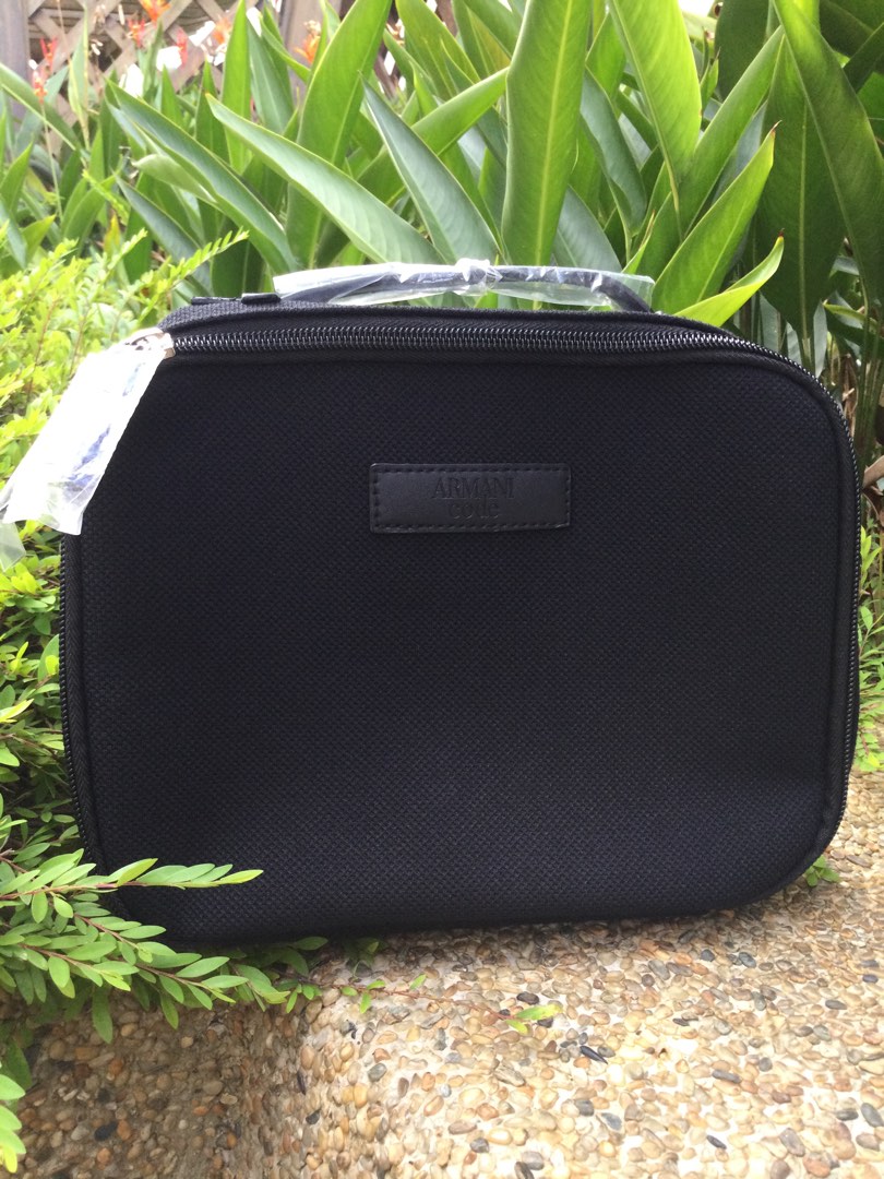Giorgio Armani Travel Pouch Men s Fashion Bags Belt bags