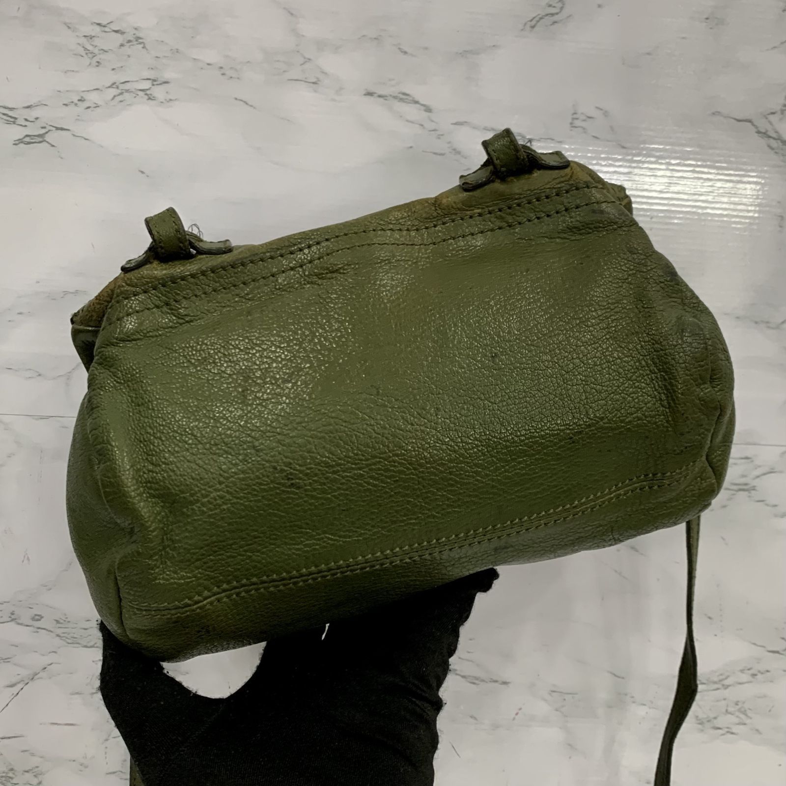 Givenchy Shoulder Bag Green TurnLock Y2K Givenchy Green Bags 