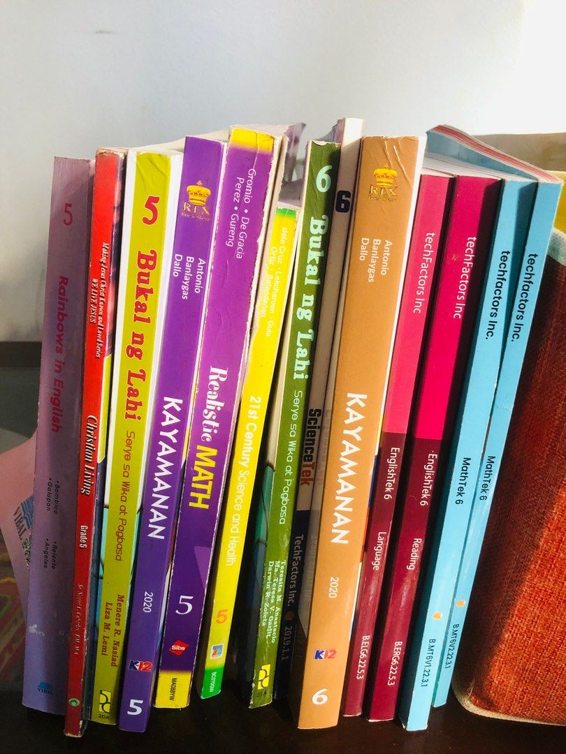 Grade 5& 6 books (Category: Children's Books) located in Quezon City. Submitted by dmbchic (Listing ID 1253709019, Image 3). Description: 200 - 400 each book Take all for 2k only Grade 5&6 books.