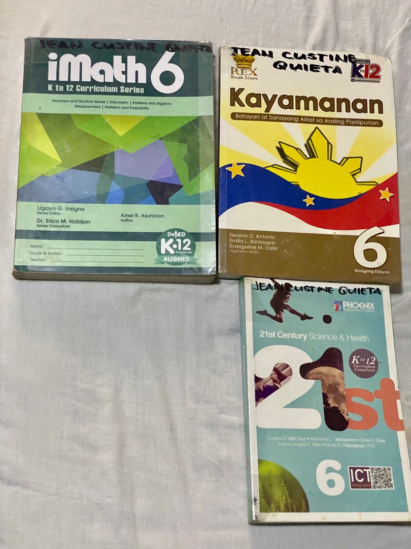 GRADE 6 BOOKS, Hobbies &amp; Toys, Books &amp; Magazines, Textbooks on Carousell