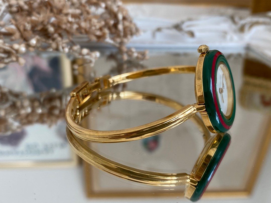 Gucci Change Bezel Vintage Bangle Watch Quartz