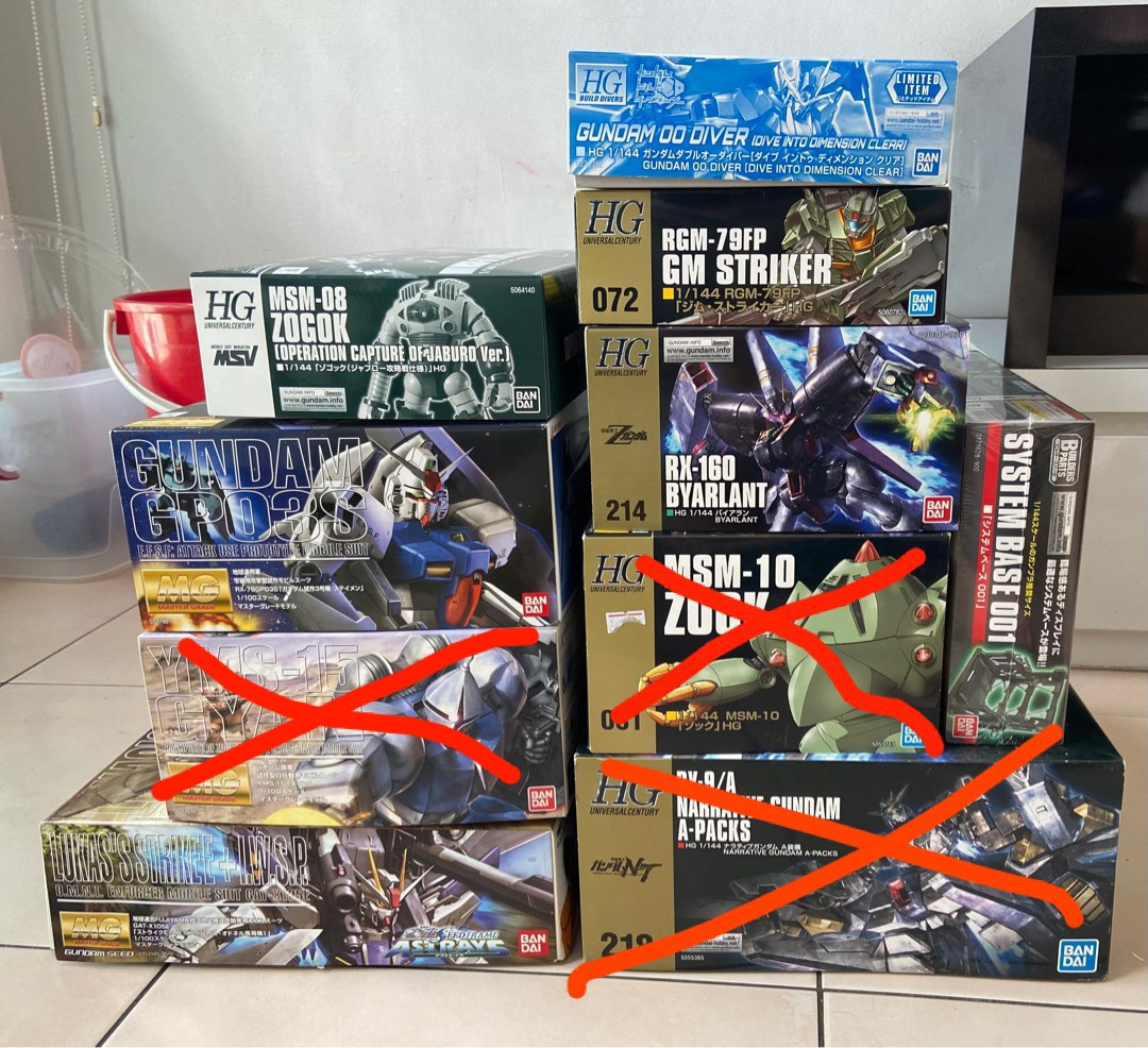 Gundam Backlog Sale Bandai Gunpla Hobbies Toys Toys Games On