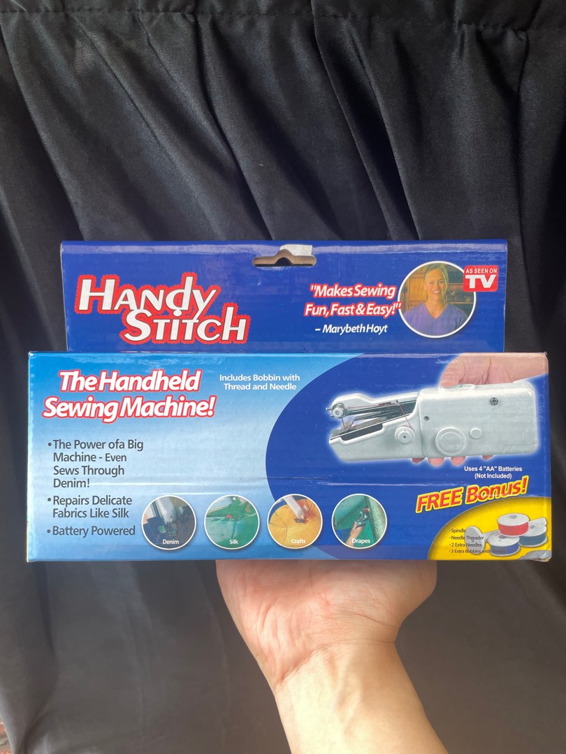 Handheld sewing machine (portable & cordless), Hobbies & Toys