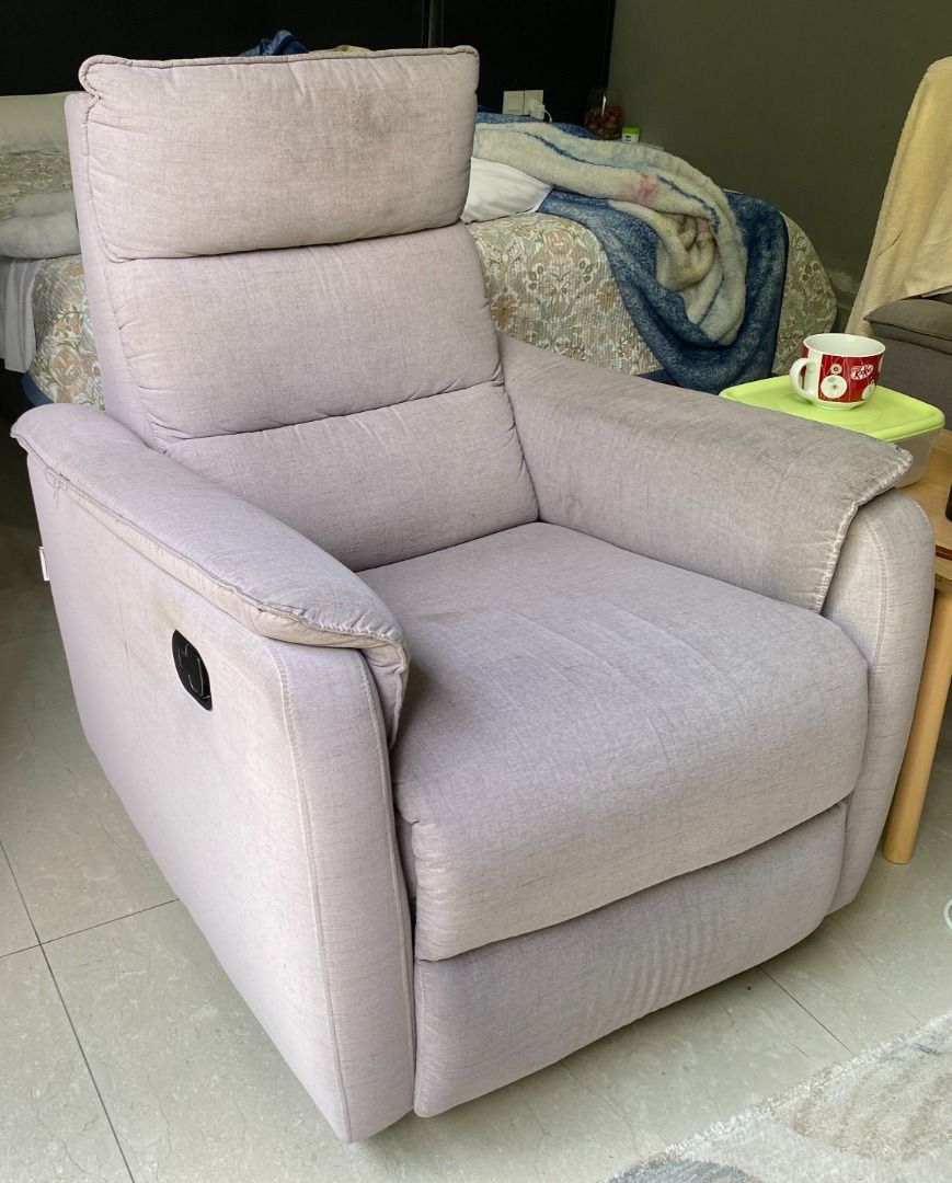 Harvey Norman Recliner Rockers Fabric cover Model Cheers 2 Single