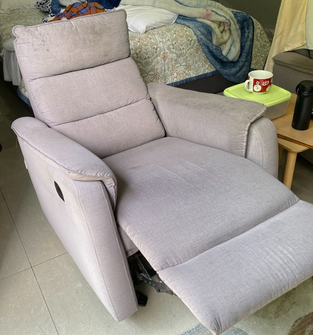 Harvey Norman Recliner Rockers Fabric cover Model Cheers 2 Single