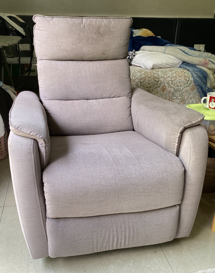 Harvey Norman Recliner Rockers Fabric cover Model Cheers 2 Single