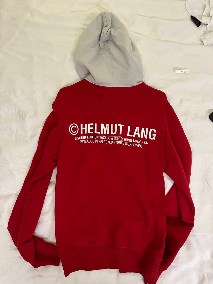 Red helmut sales lang hoodie