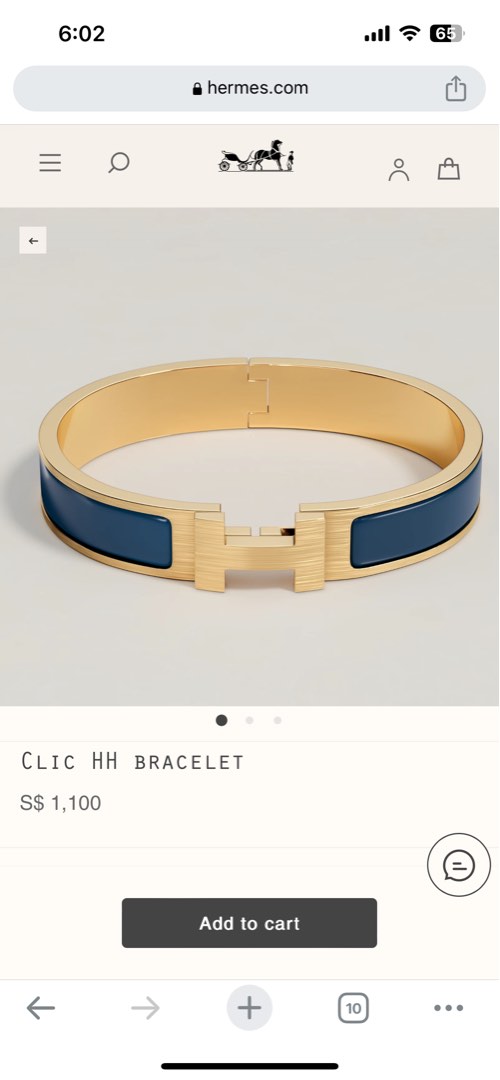 Hermes h outlet bracelet mens