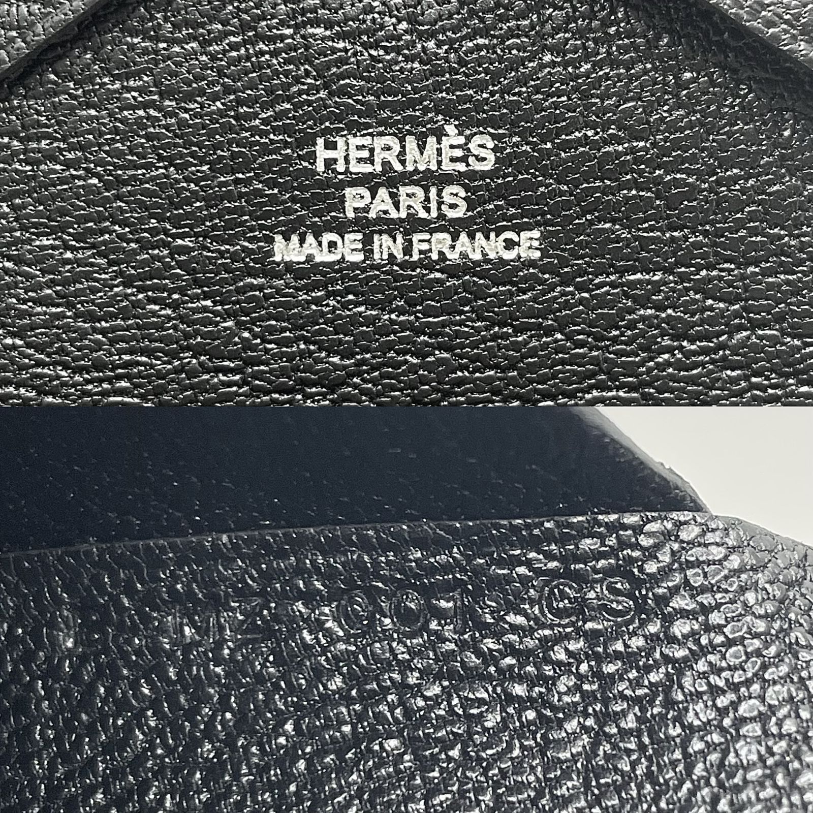 Hermes Bi-Color Caramel/Rose Sakura Chevre Mysore Calvi Duo Card Case -  Yoogi's Closet
