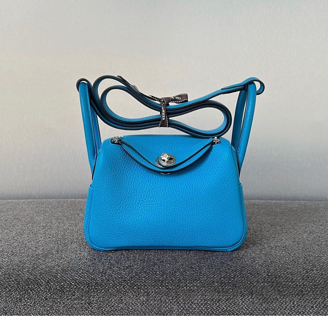 Hermes picotin 26 Blue Pale, Luxury, Bags & Wallets on Carousell