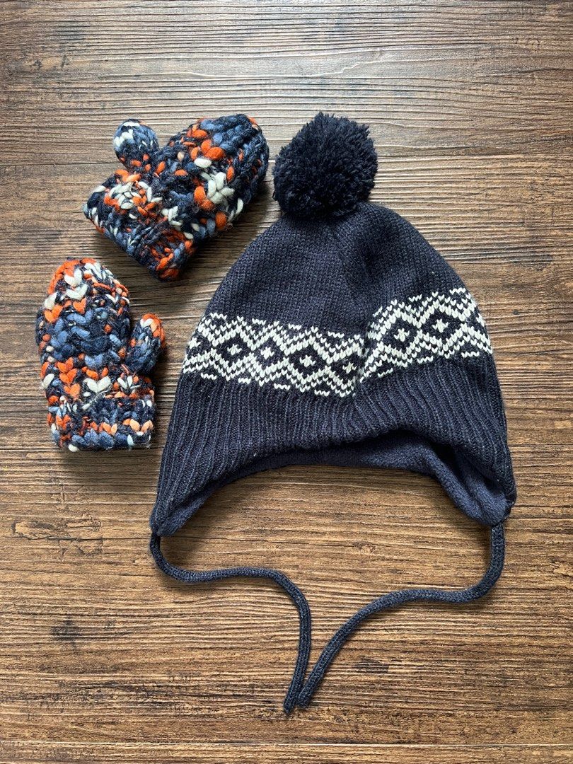 H M Baby Winter Hat Gloves